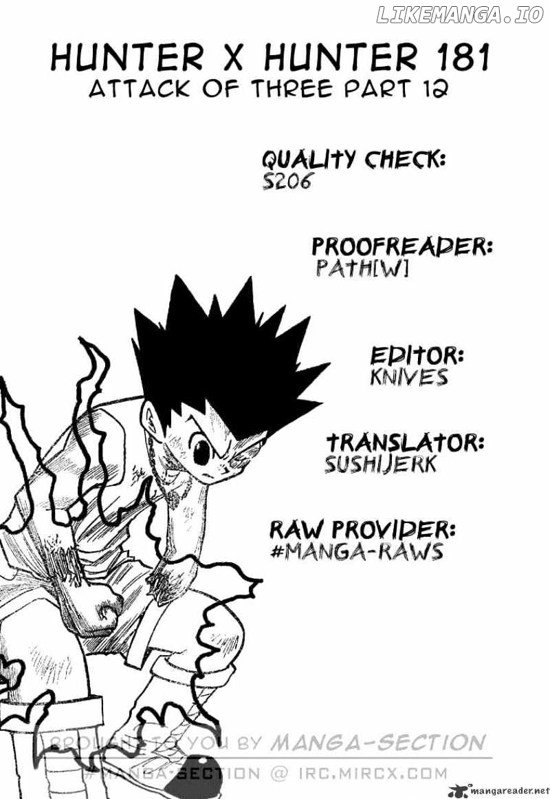 Hunter x Hunter, Chapter 181 image 14